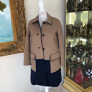 Club Monaco tan and navy jacket
